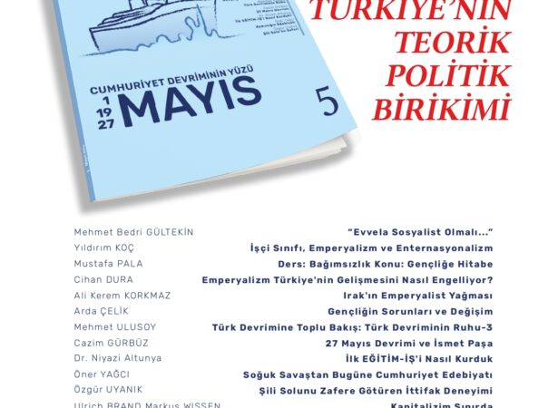 Bilim ve Sosyalizm Dergisi 5. Sayı