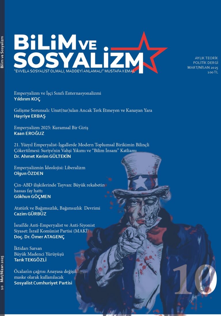 Bilim ve Sosyalizm Dergisi 10. Sayı
