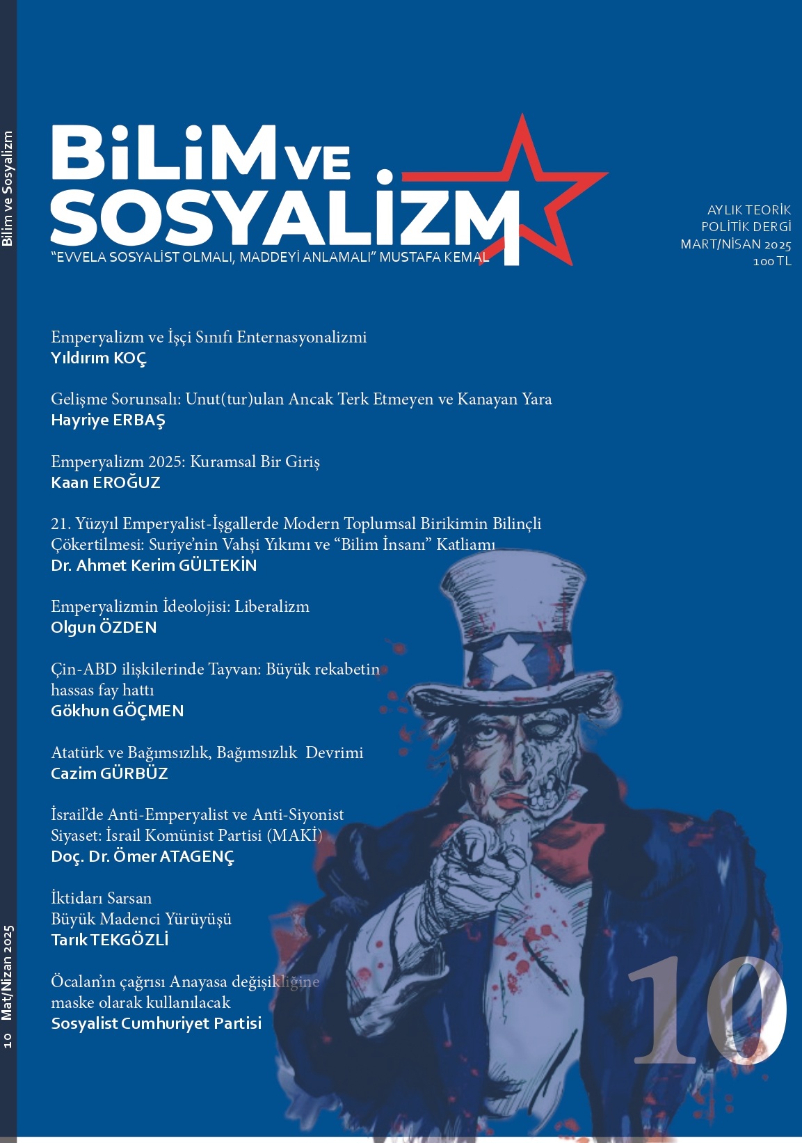 Bilim ve Sosyalizm Dergisi 10. Sayı