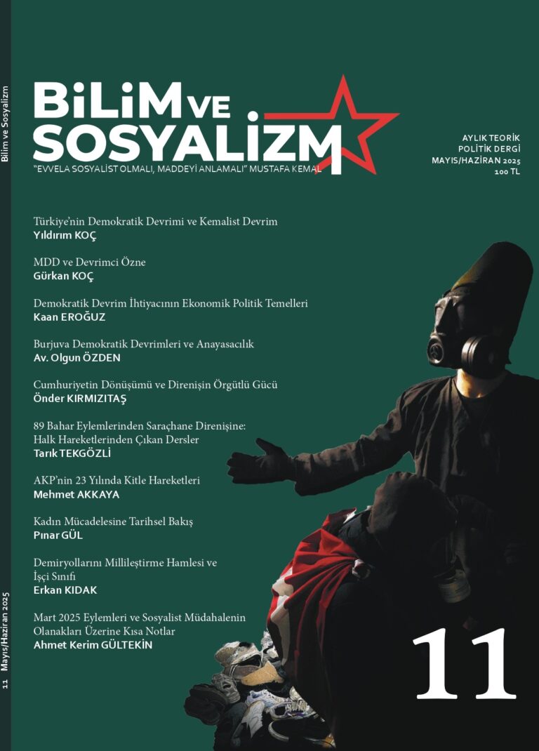 Bilim ve Sosyalizm Dergisi 11. Sayı