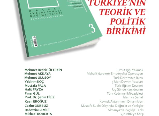 Bilim ve Sosyalizm Dergisi 3. Sayı